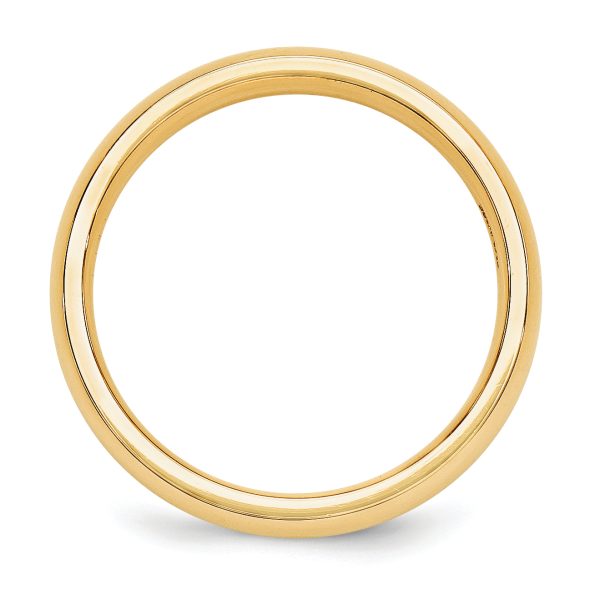 14KY 5mm Standard Comfort Fit Wedding Band Size 11.5 - Image 2