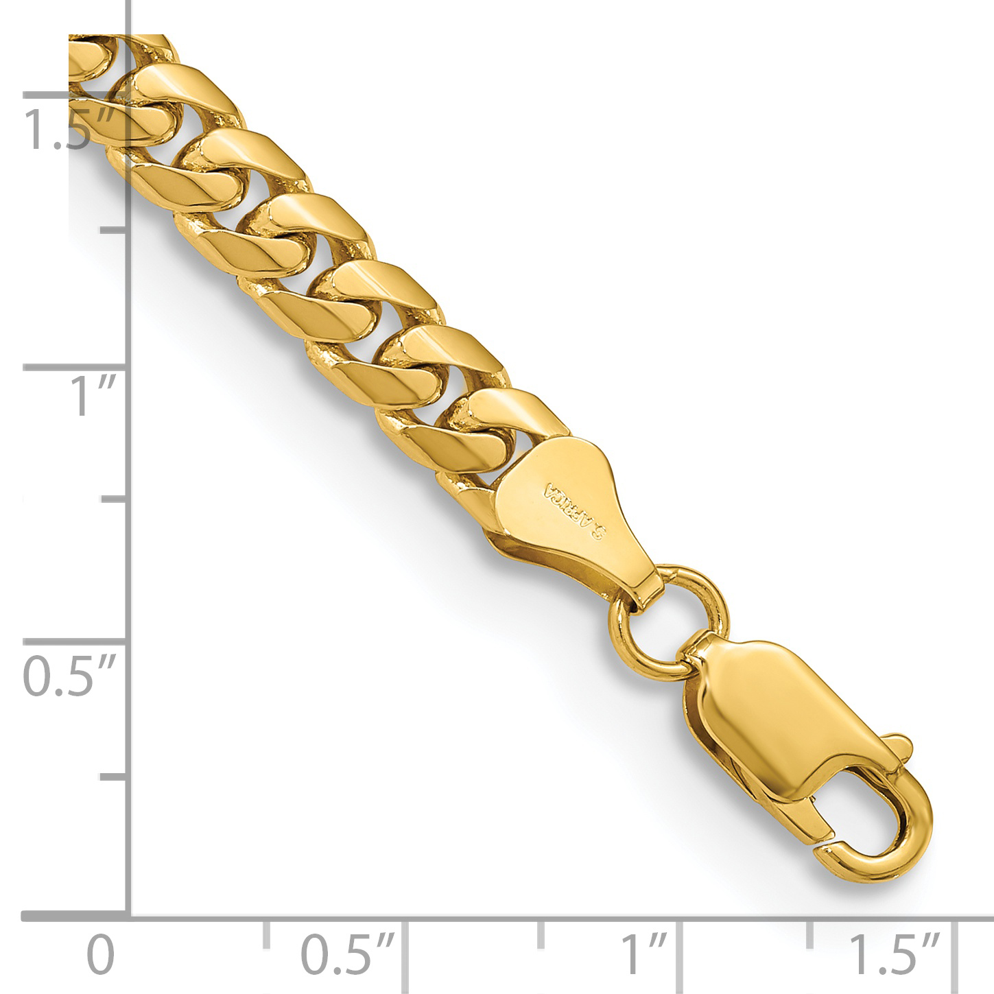 14k 5.5mm Solid Miami Cuban Chain - Image 3