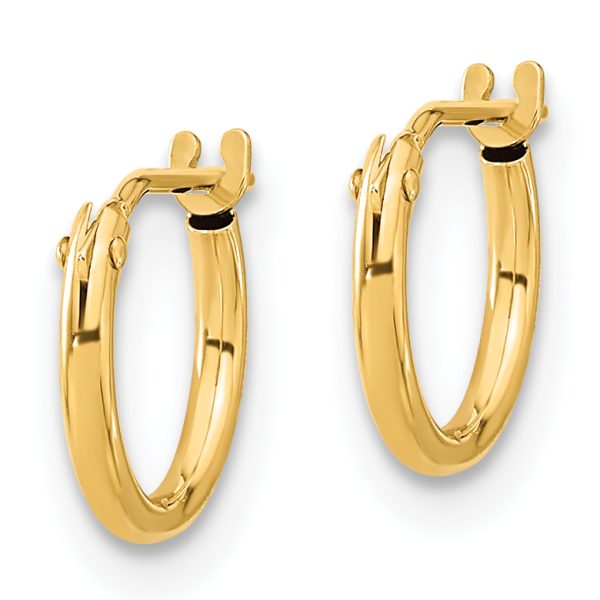 14k Madi K Hoop Earrings - Image 2