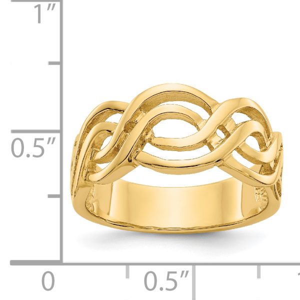14k Infinity Ring - Image 3