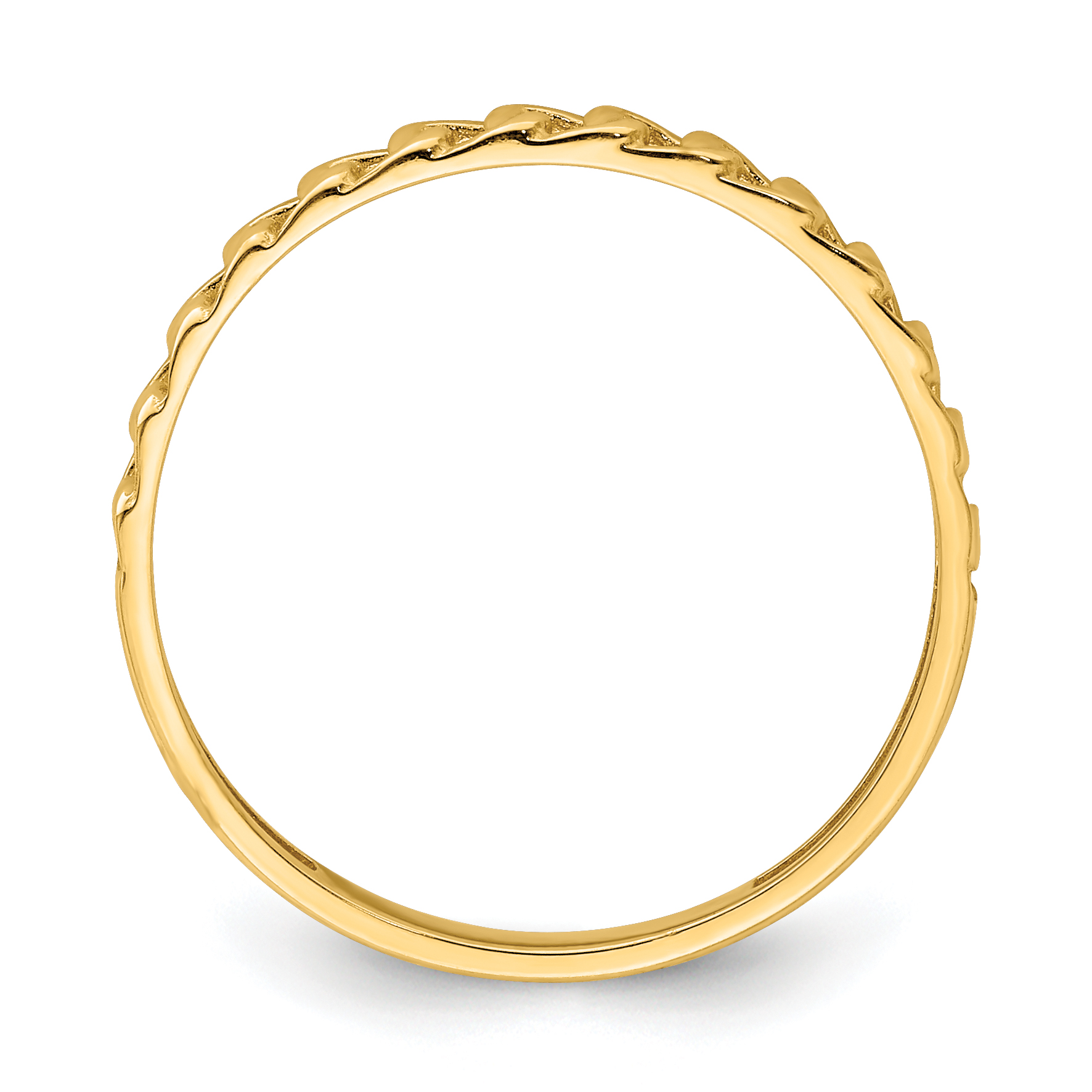 14K Link Design Ring - Image 2