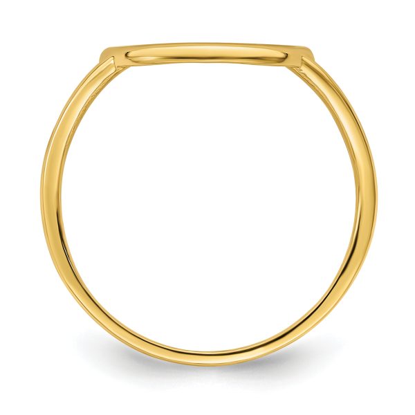 14k Polished Raphael Angel in Circle Ring - Image 2