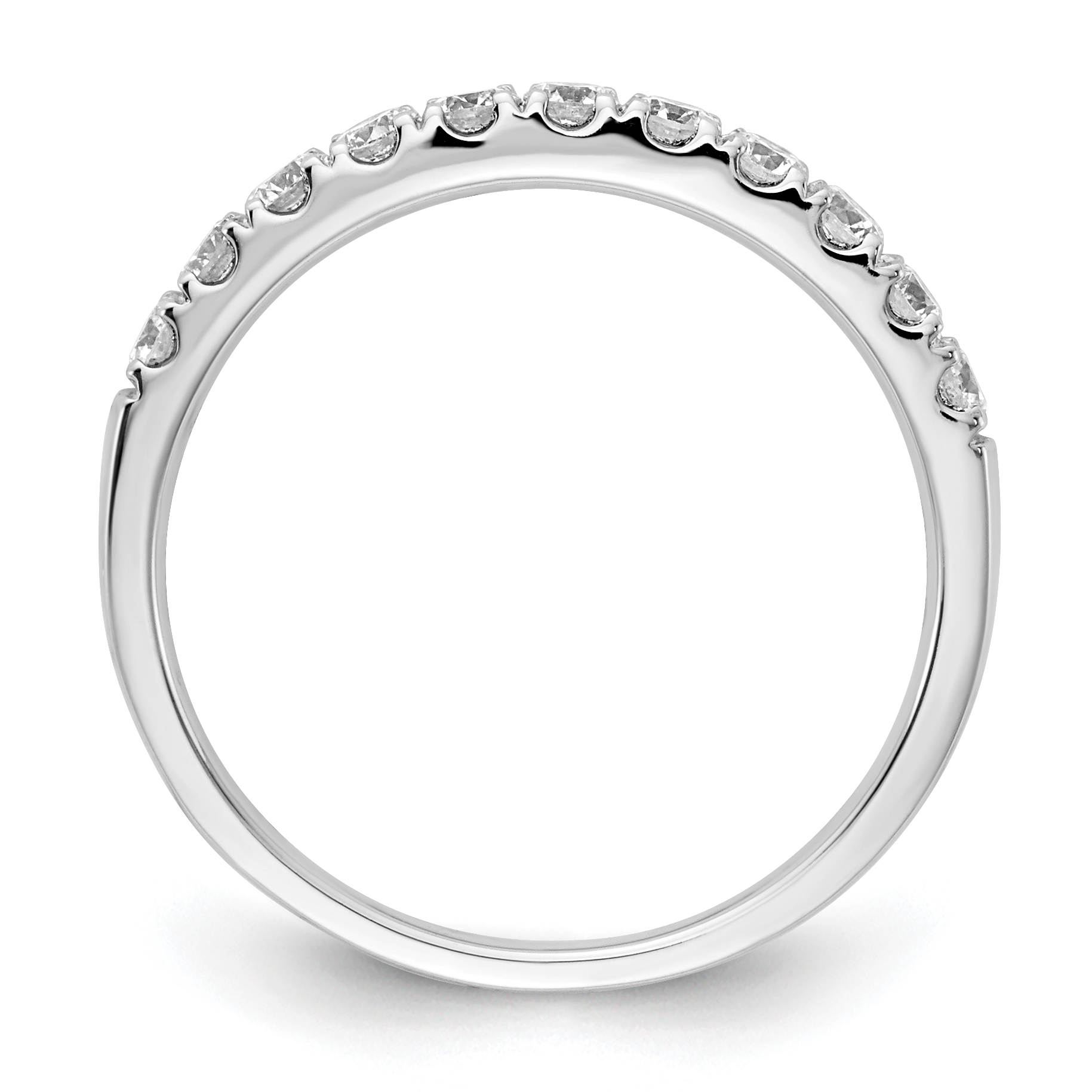 14kr Lab Grown Diamond VS DEF 1 ct Wedding Band - Image 2