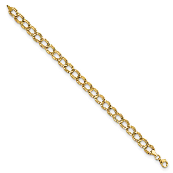 14K Polished Link Bracelet - Image 2