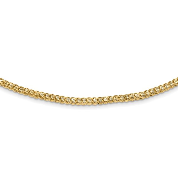 14K Polished Fancy Link Necklace