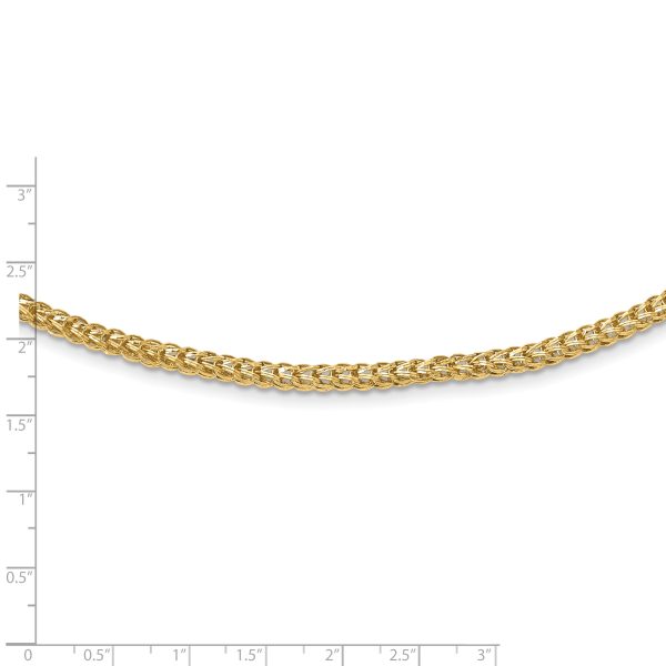 14K Polished Fancy Link Necklace - Image 3