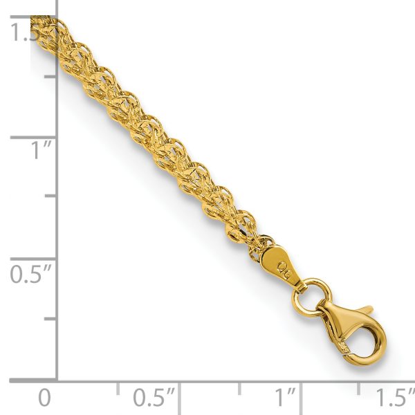 14K Polished Fancy Link Bracelet - Image 3