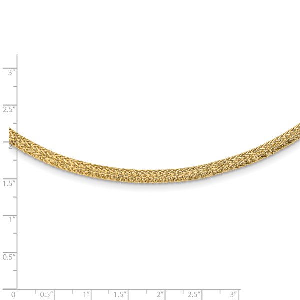 14K Polished Fancy Necklace - Image 3