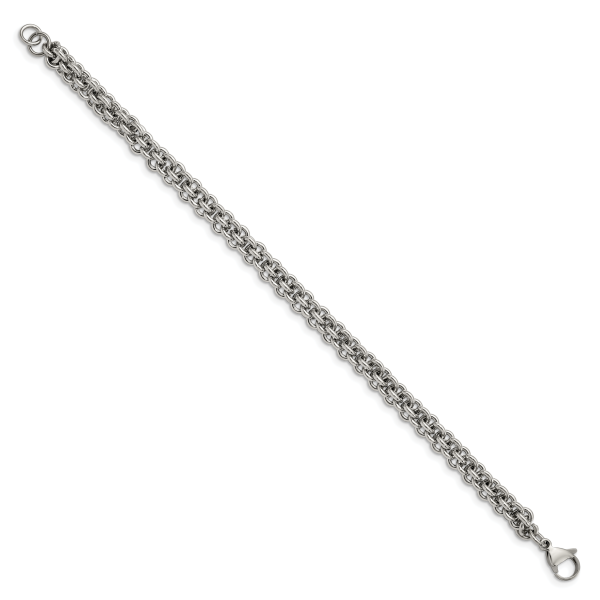 Stainless Steel Polished 9in Bracelet - Image 2