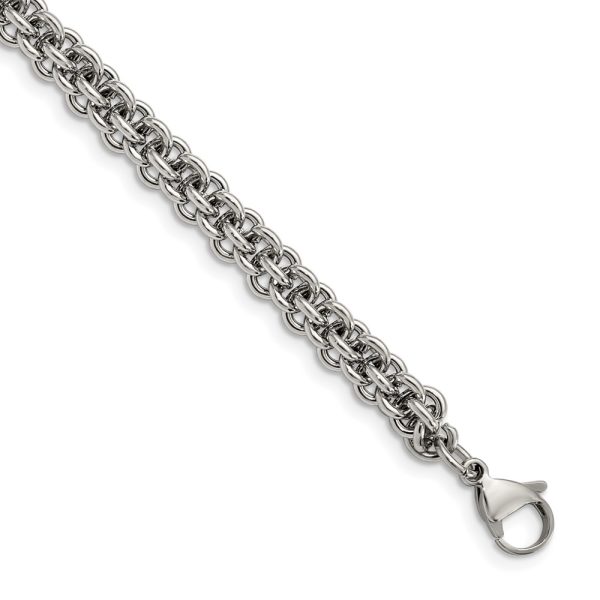 Stainless Steel Polished 9in Bracelet