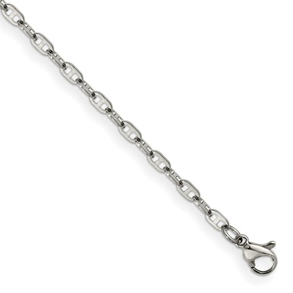 Stainless Steel Polished 2.75mm 7.5in Anchor Chain