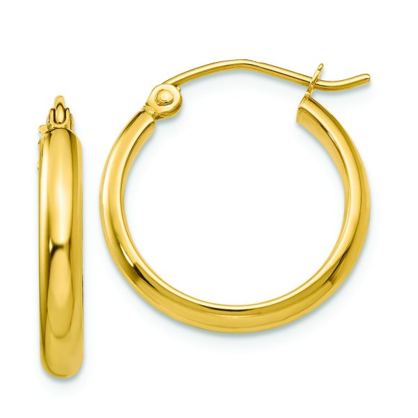 14k Polished Hoop Earring