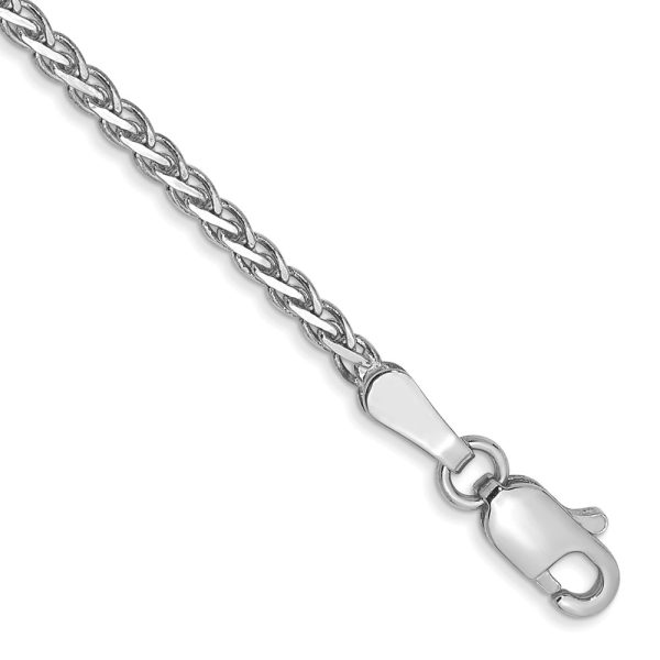 14k WG 1.9mm Flat Wheat Chain