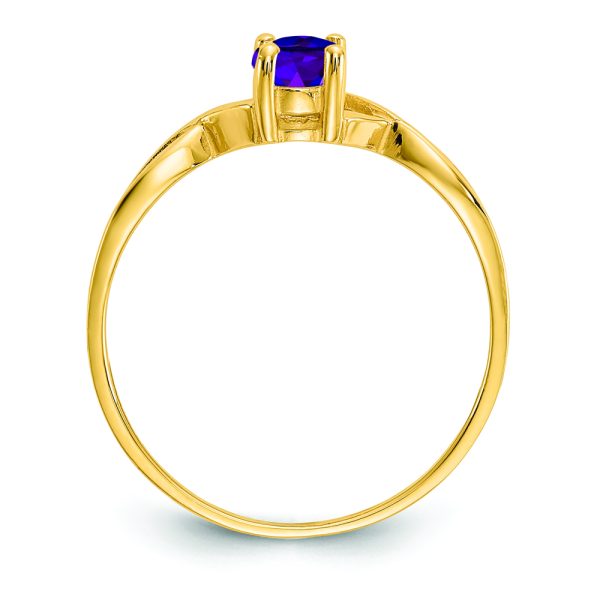 14k Amethyst Birthstone Ring - Image 2