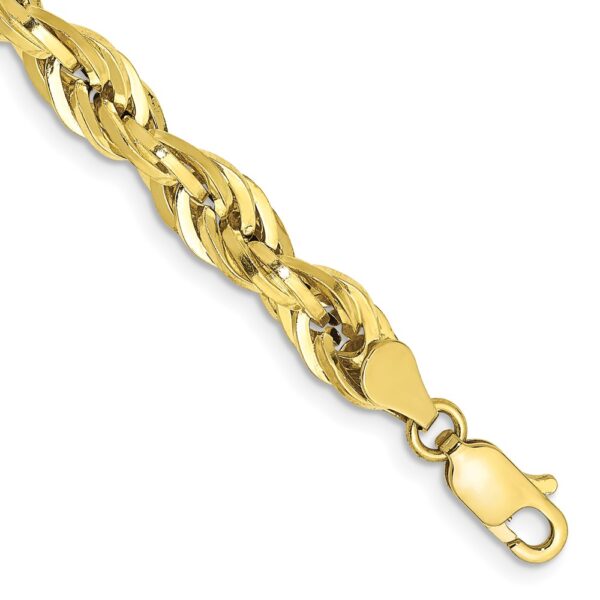10k 5.4mm Semi-Solid Rope Chain