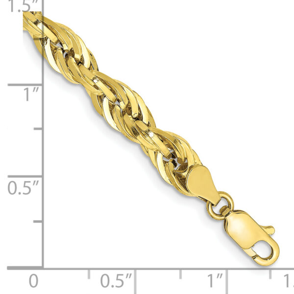 10k 5.4mm Semi-Solid Rope Chain - Image 2