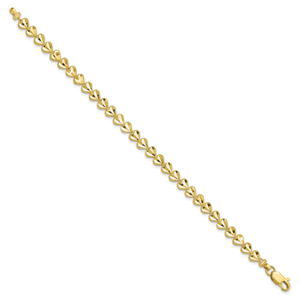 10k HEART Bracelet - Image 2