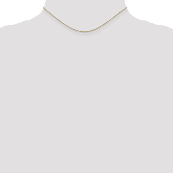 10k .8mm Lite-Baby Rope Chain - Image 3