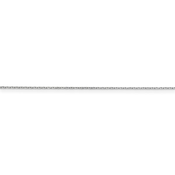 10k WG .8mm D/C Cable with Spring Ring Clasp Chain - Image 2