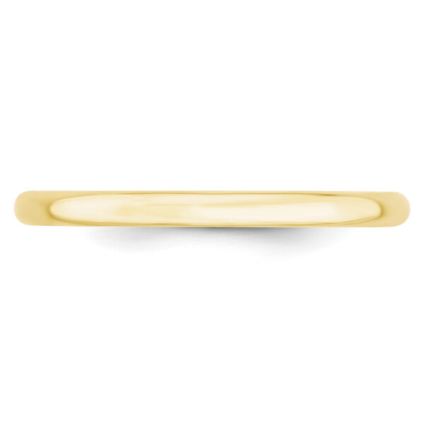 10KY 2mm LTW Comfort Fit Band Size 9.5 - Image 2
