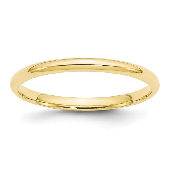 10KY 2mm LTW Comfort Fit Band Size 9.5