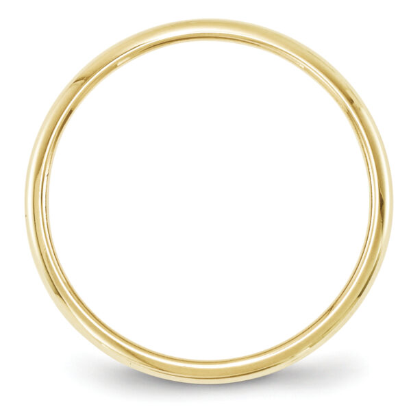 10KY 2mm Half Round Band Size 7.5 - Image 3