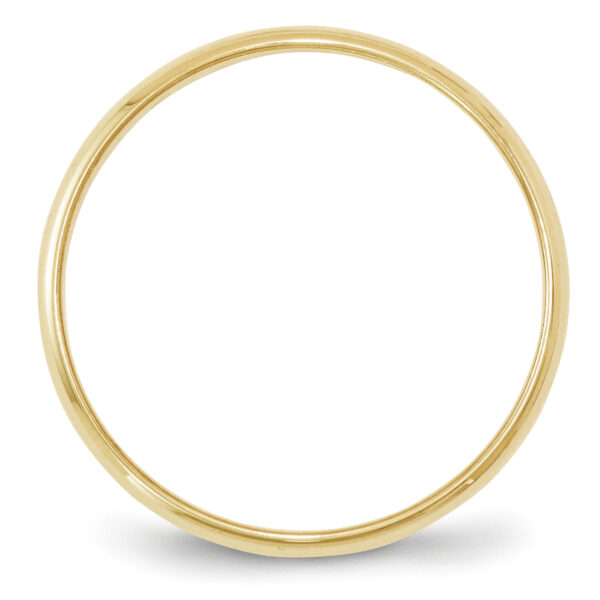 10KY 2mm LTW Half Round Band Size 13 - Image 2