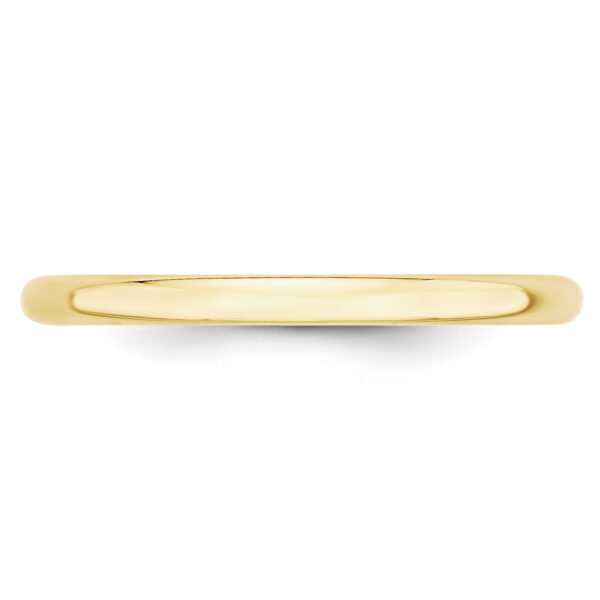 10KY 2mm LTW Half Round Band Size 13 - Image 3