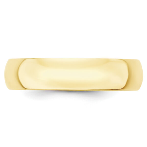 10KY 5mm LTW Half Round Band Size 12.5 - Image 2