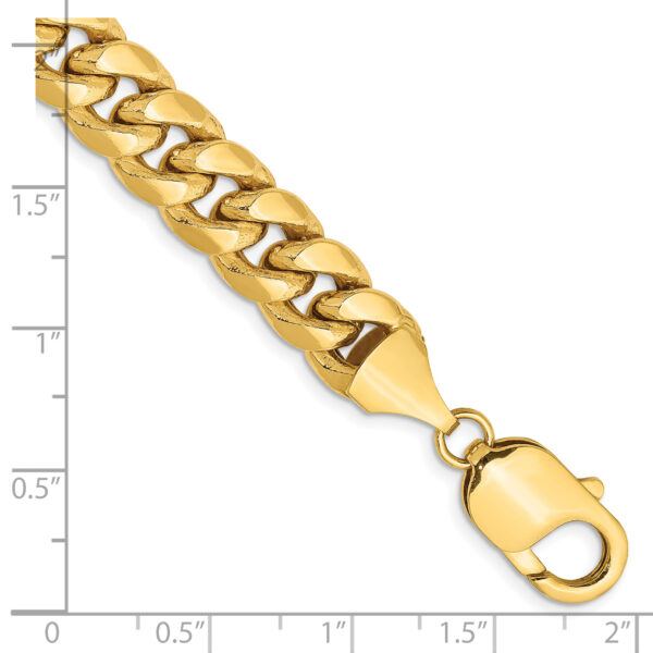 14k 9.3mm Semi-Solid Miami Cuban Chain - Image 2
