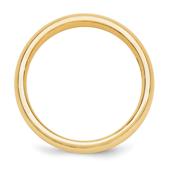 14KY 5mm Standard Comfort Fit Wedding Band Size 9.5 - Image 2