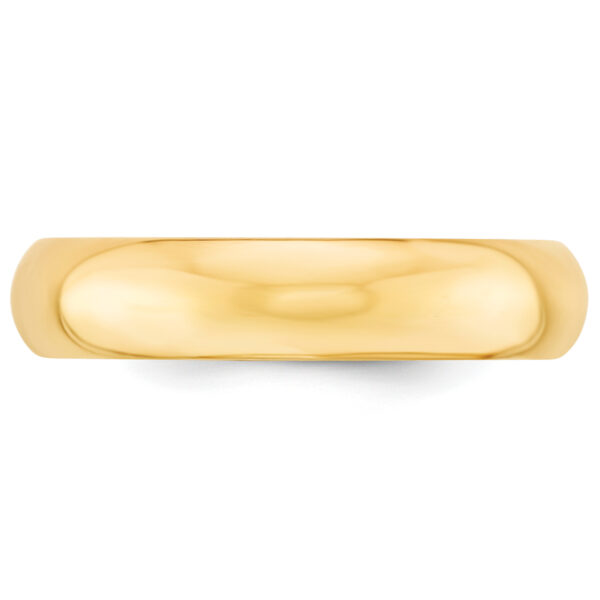 14KY 5mm Standard Comfort Fit Wedding Band Size 9.5 - Image 3