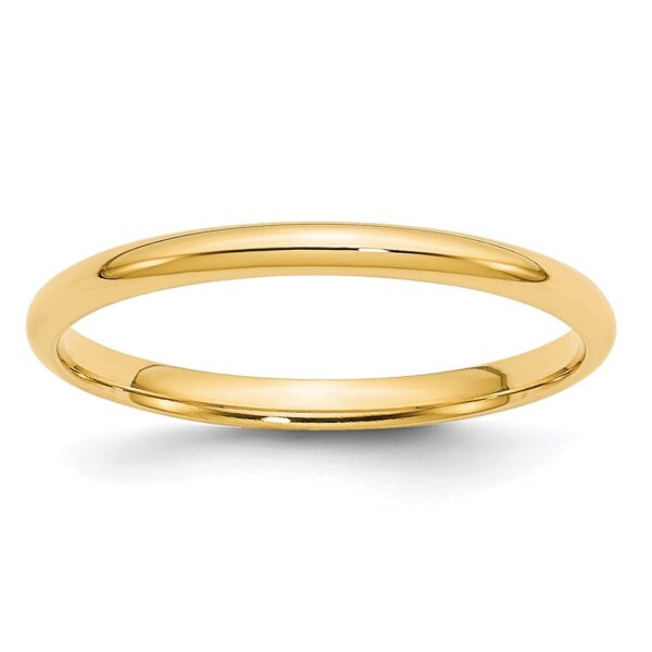 14KY 2mm LTW Comfort Fit Band Size 10