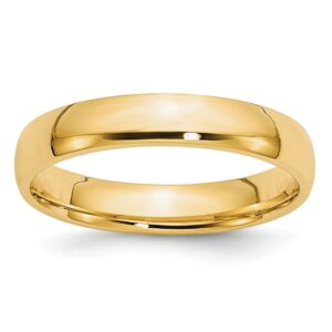 14KY 4mm LTW Comfort Fit Band Size 9.5