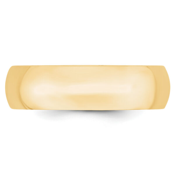 14KY 6mm LTW Comfort Fit Band Size 13 - Image 3