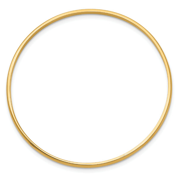 14k Slip-on Baby Bangle Bracelet - Image 2