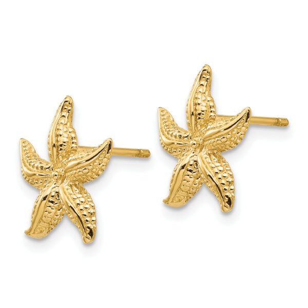 14k Starfish Earrings - Image 2
