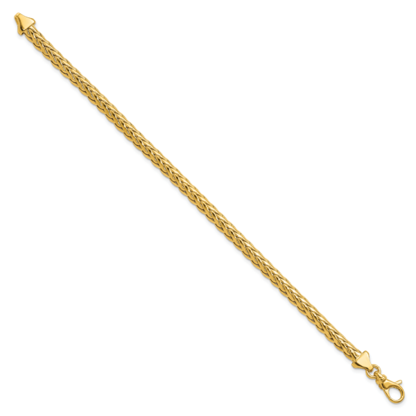 14K Polished Fancy Link Bracelet - Image 2