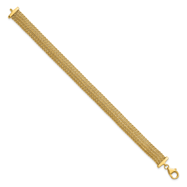 14K Polished Fancy Bracelet - Image 2