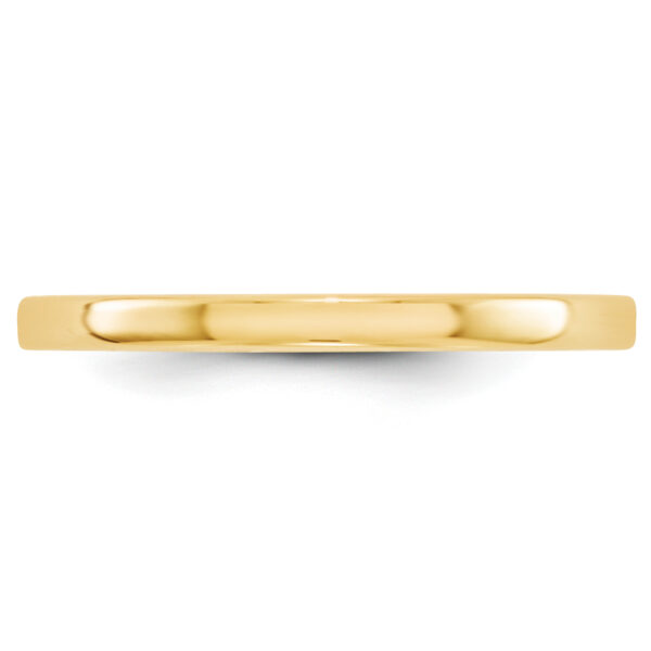 14KY 2mm LTW Flat Band Size 13 - Image 2