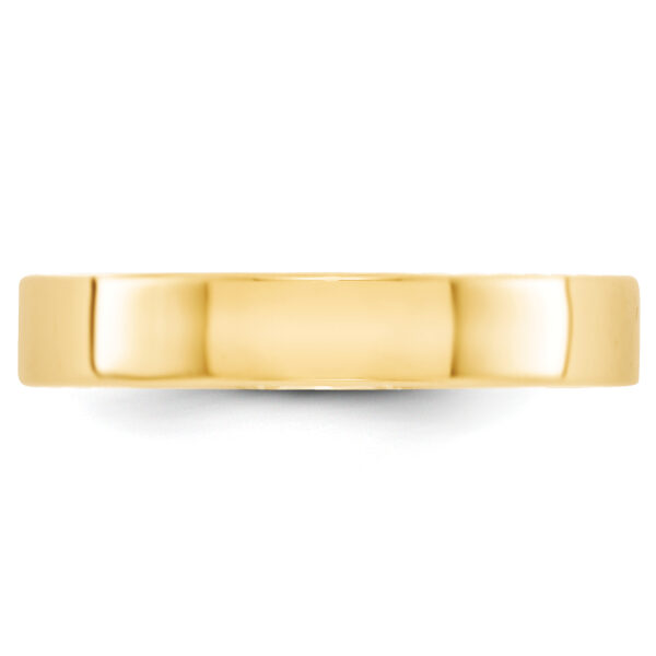 14KY 4mm LTW Flat Band Size 5.5 - Image 2