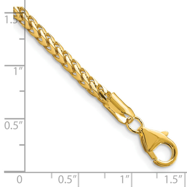 14k 3mm Franco Chain - Image 3