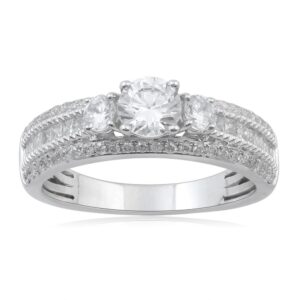 14KT W RING 1.2500