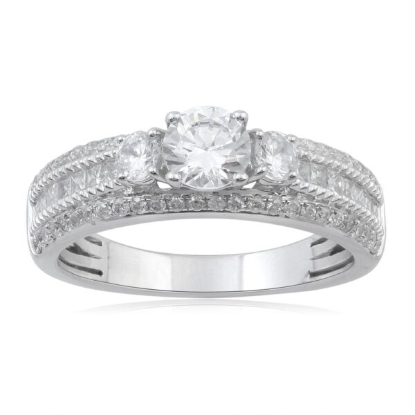 14KT W RING 1.2500