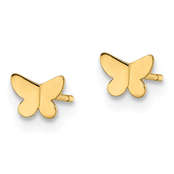 14k Madi K Butterfly Post Earrings - Image 2