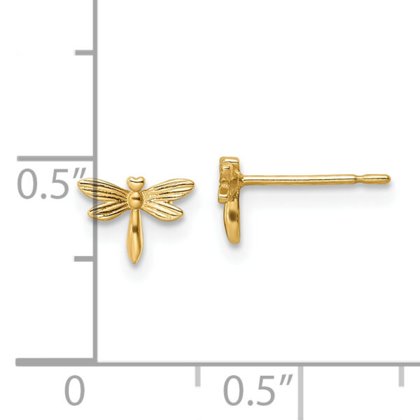 14k Madi K Dragonfly Post Earrings - Image 2