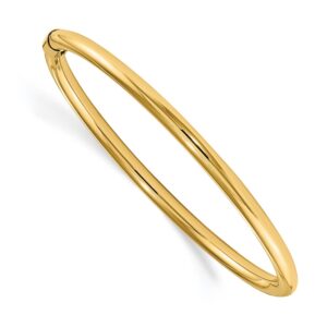 14k Madi K 2.5mm Slip-on Baby Bangle