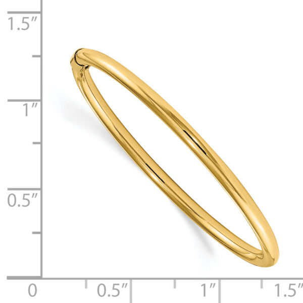 14k Madi K 2.5mm Slip-on Baby Bangle - Image 2