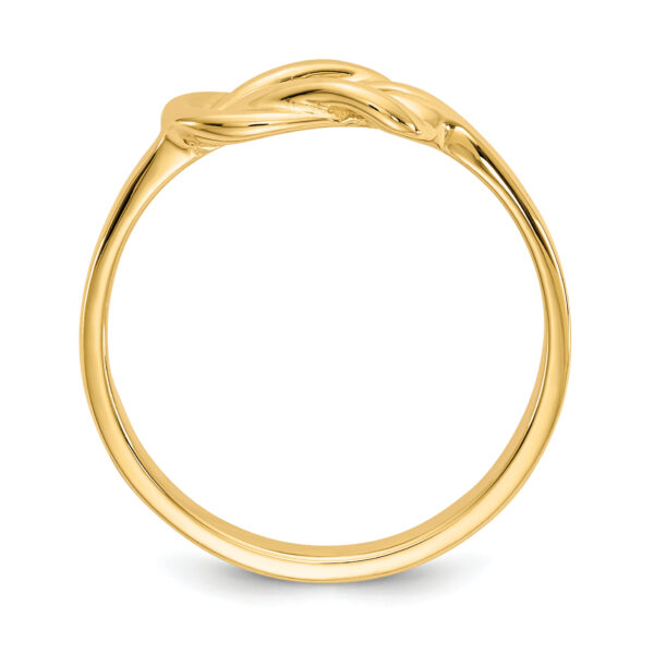 14K Freeform Knot Ring - Image 2