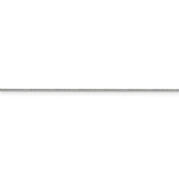 14k WG .9mm Curb Pendant Chain - Image 2